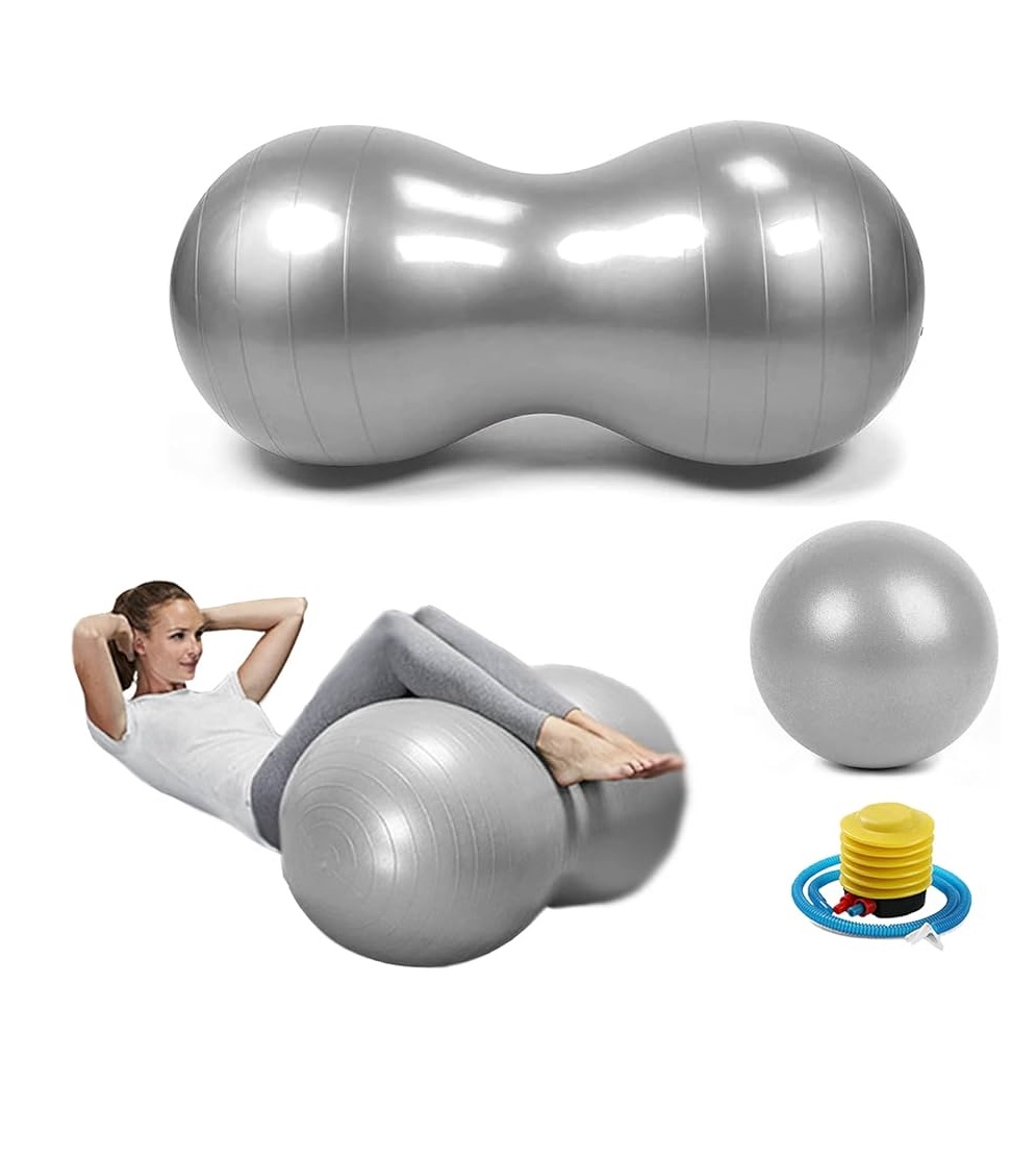 Picture of Capsule Shaped Gym Ball for Fitness Exercise and Recovery Purposes,Capsule Gym Ball with Pamper