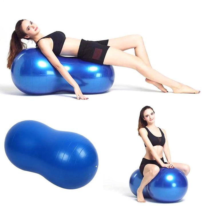 Picture of Capsule Shaped Gym Ball for Fitness Exercise and Recovery Purposes,Capsule Gym Ball with Pamper
