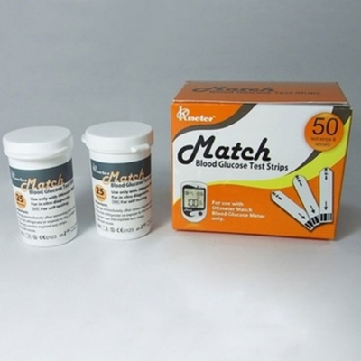Picture of Match Blood Glucose Test Strips 25×2=50pcs