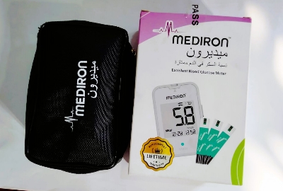 Picture of Mediron Blood Glucose Test Strip with 10 pcs strip