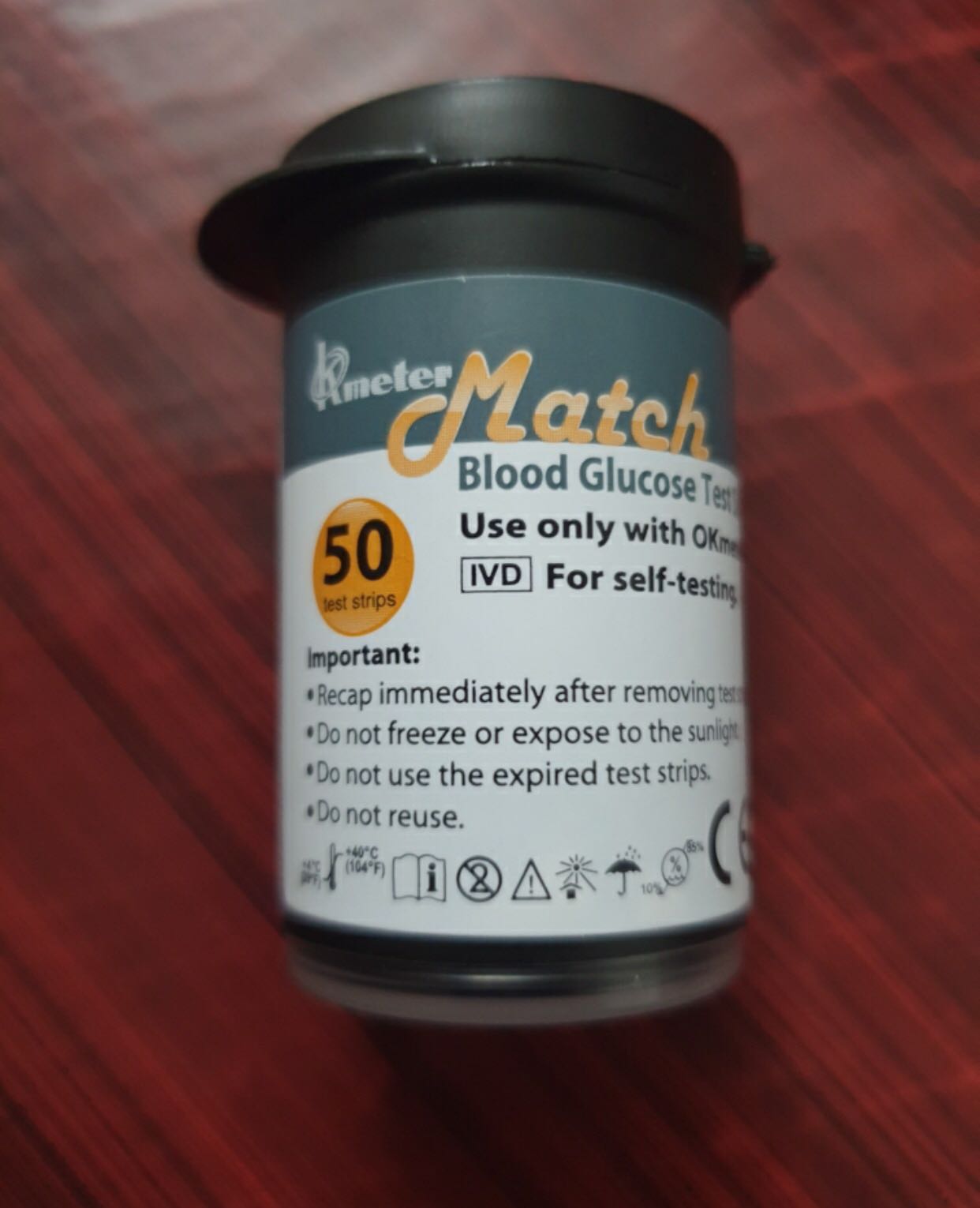 Picture of Ok Match Meter Strips 50 Pcs 1 Box