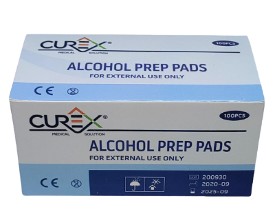 Picture of Curex Alcohol Swab Pads -100 Pcs
