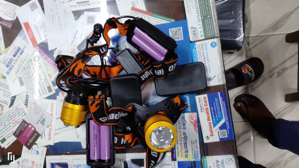 Picture of Rechargeable Led Headlight Dual Light Zoom Headlamp for using in OT Cycling BK Riding and Fishing