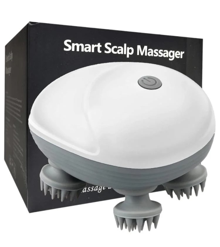 Picture of Scalp Head Hair Massager Electric Health Care Antistress Relax Body Massagem Deep Saude Tissue Prevent Body Massage