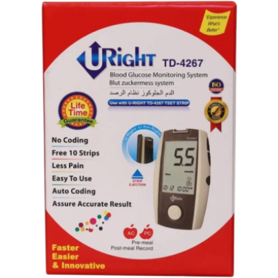 Picture of Uright Blood Glucose Monitoring System TD-4267
