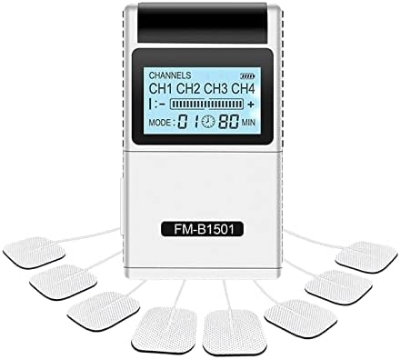 Picture of Rechargeable TENS Unit Muscle Stimulator and Pain Relief Device - Advanced TENS Machine for Effective Back Pain Relief