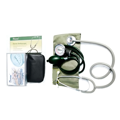 Picture of Manual Blood Pressure Machine & Stethoscope Dearon full set