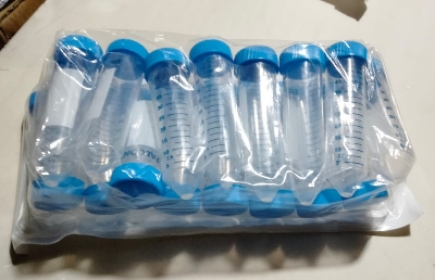 Picture of 50 mL Falcon Centrifuge Tubes, Polypropylene, Origin: China Pack of 25, 1pkt