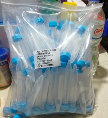 Picture of Falcon Conical Tubes Chin, 15mL 100,pcs