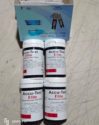 Picture of Accu Test Elite Blood Glucose Check Strip 25x2 =50 pcs