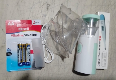 Picture of Protable Mesh nebulizer-303, Digital therometer, Accu test Elite Gluco meter For  Combo pack 4item