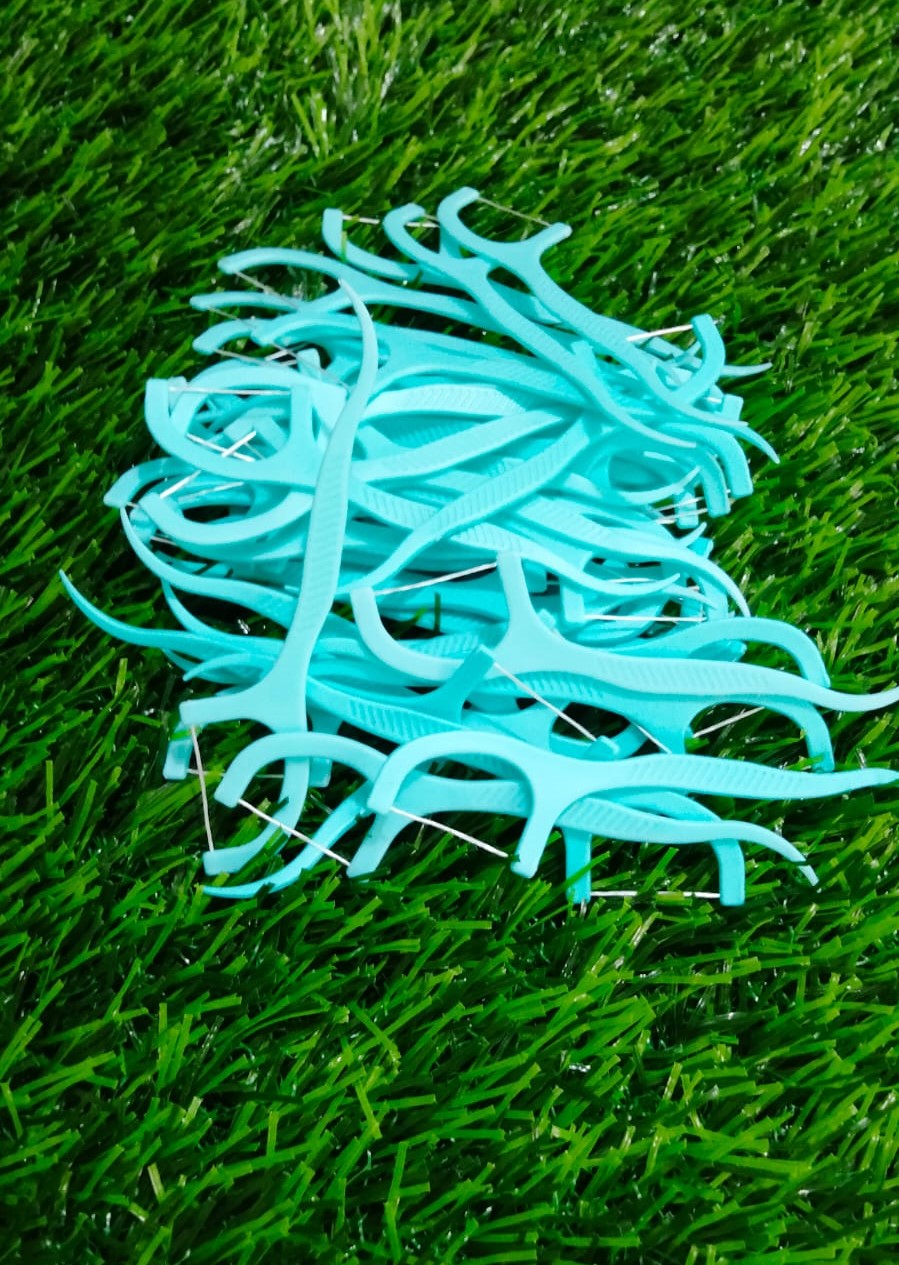 Picture of Dental Floss Toothpick Flosser 50 Pcs/1Box