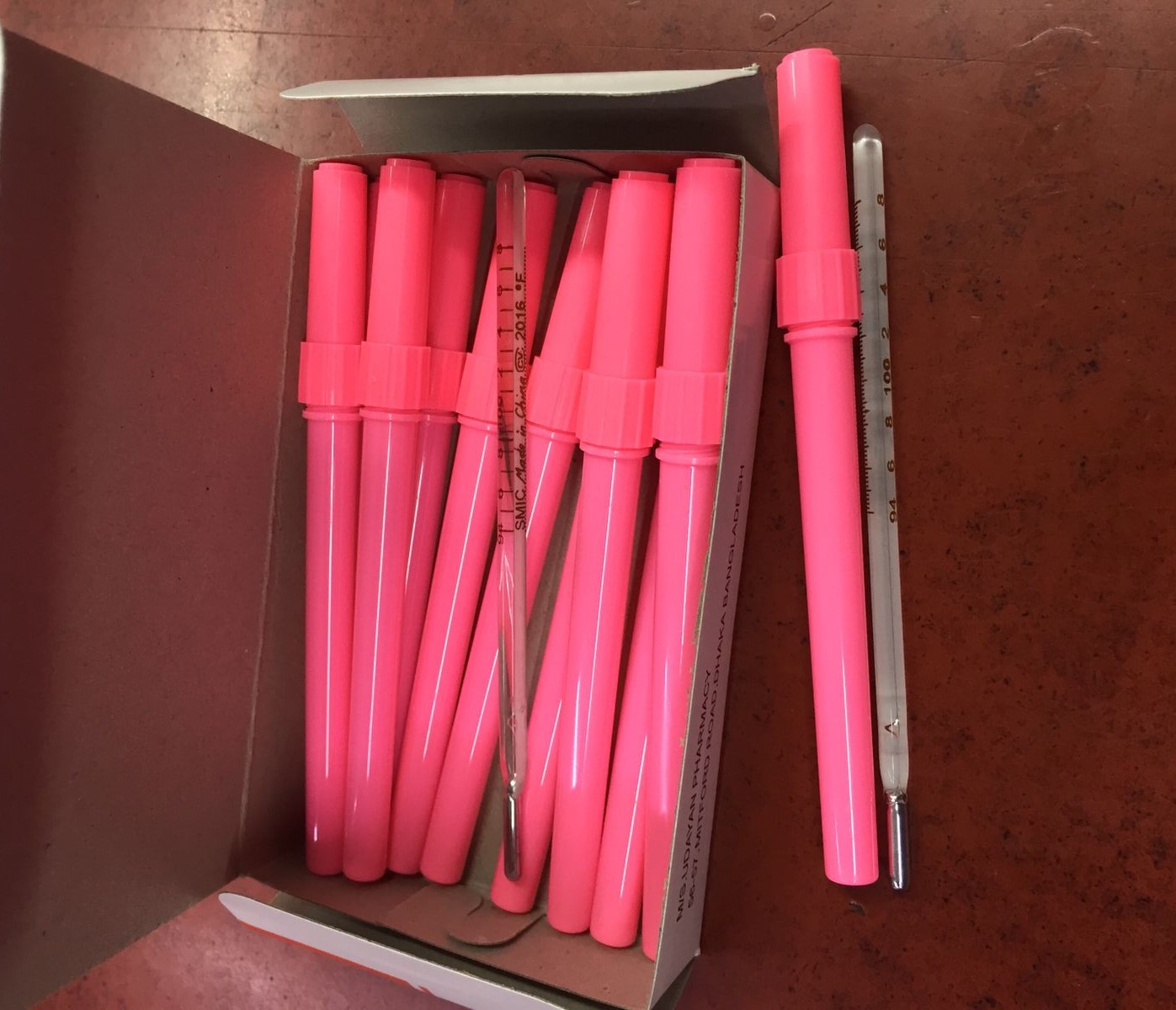 Picture of Thermometer Glass Clinical 12pcs, 1box