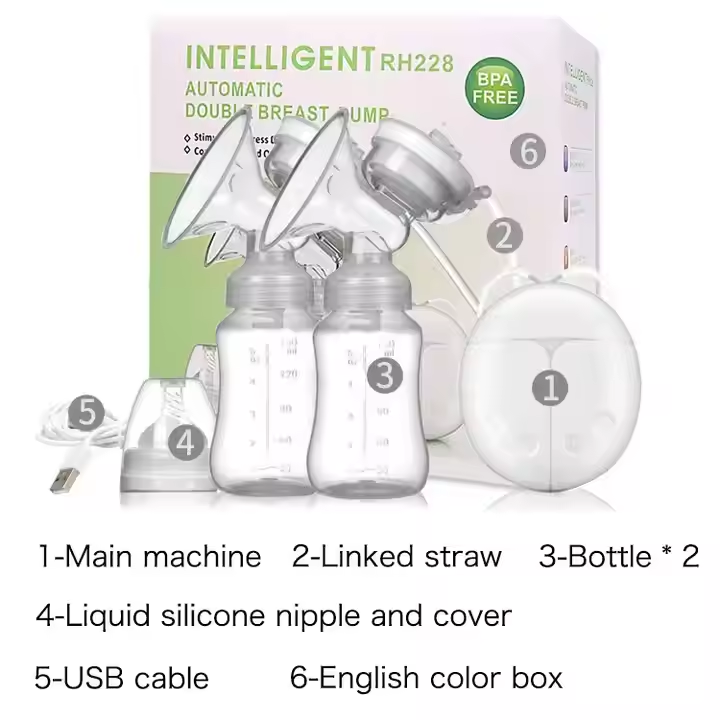 Picture of RH-288 Electric breast pump set Pain Free High Quality Comfortable Spill-Proof Mom's Helper Food Grade Electric Breast Pump