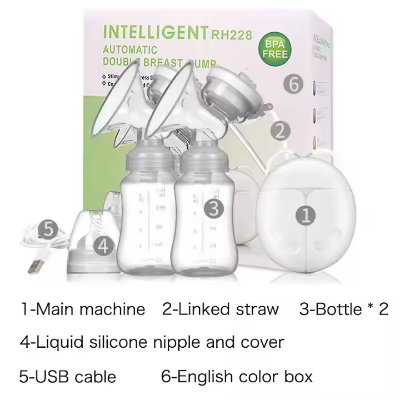 Picture of RH-288 Electric breast pump set Pain Free High Quality Comfortable Spill-Proof Mom's Helper Food Grade Electric Breast Pump