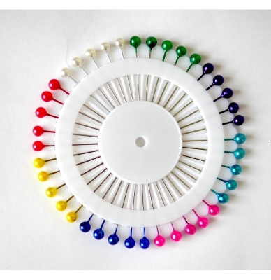 Picture of 80 pis  Hijab Pin Brooches For Women ( 2 Chakka) multi