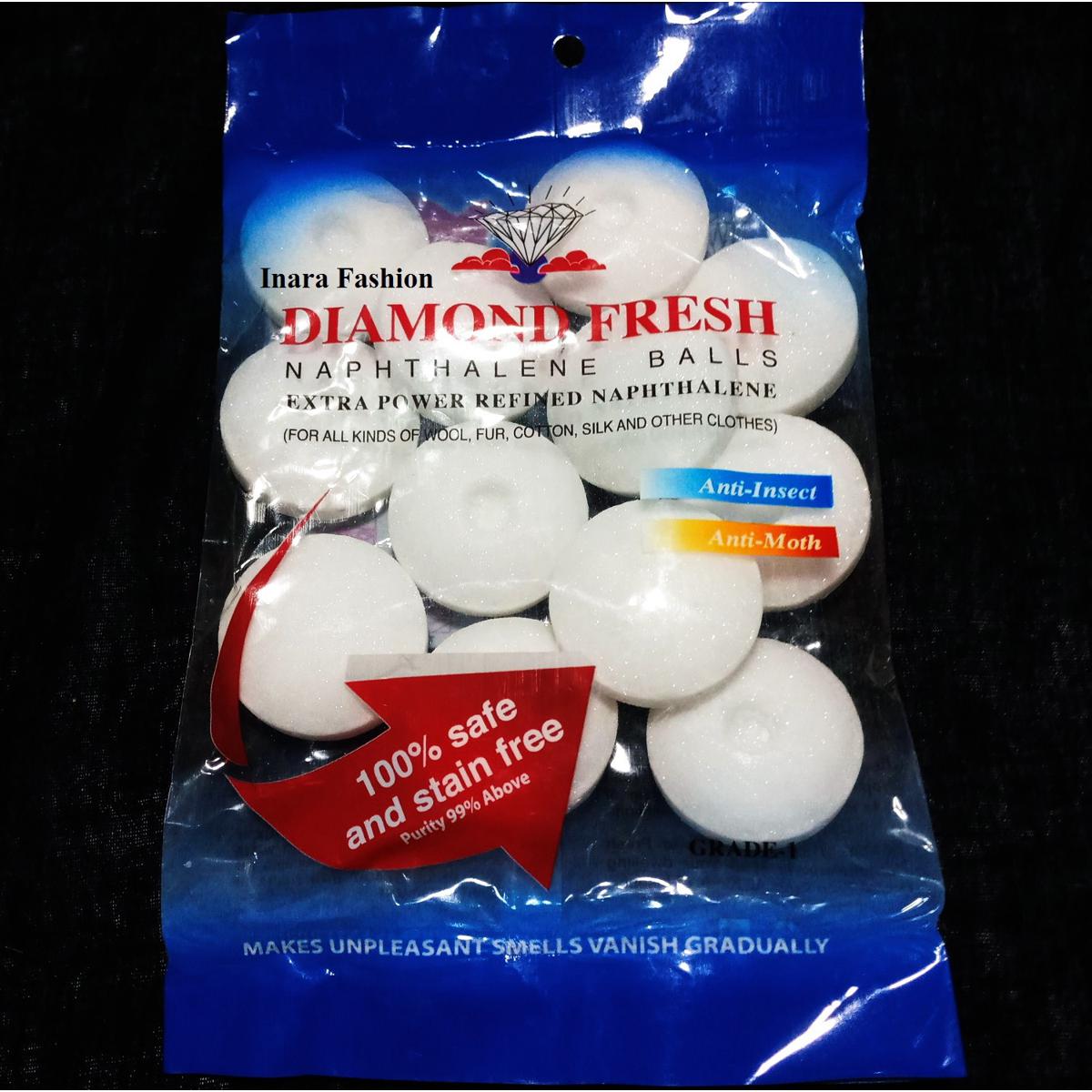 Picture of Super Big Size Naphthalene 12 Pieces Ball -1 Packet - Mosquito Bat