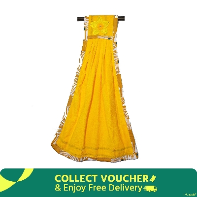 Picture of Soft Cotton Basin Towel For Home-1 Piece Multicolor