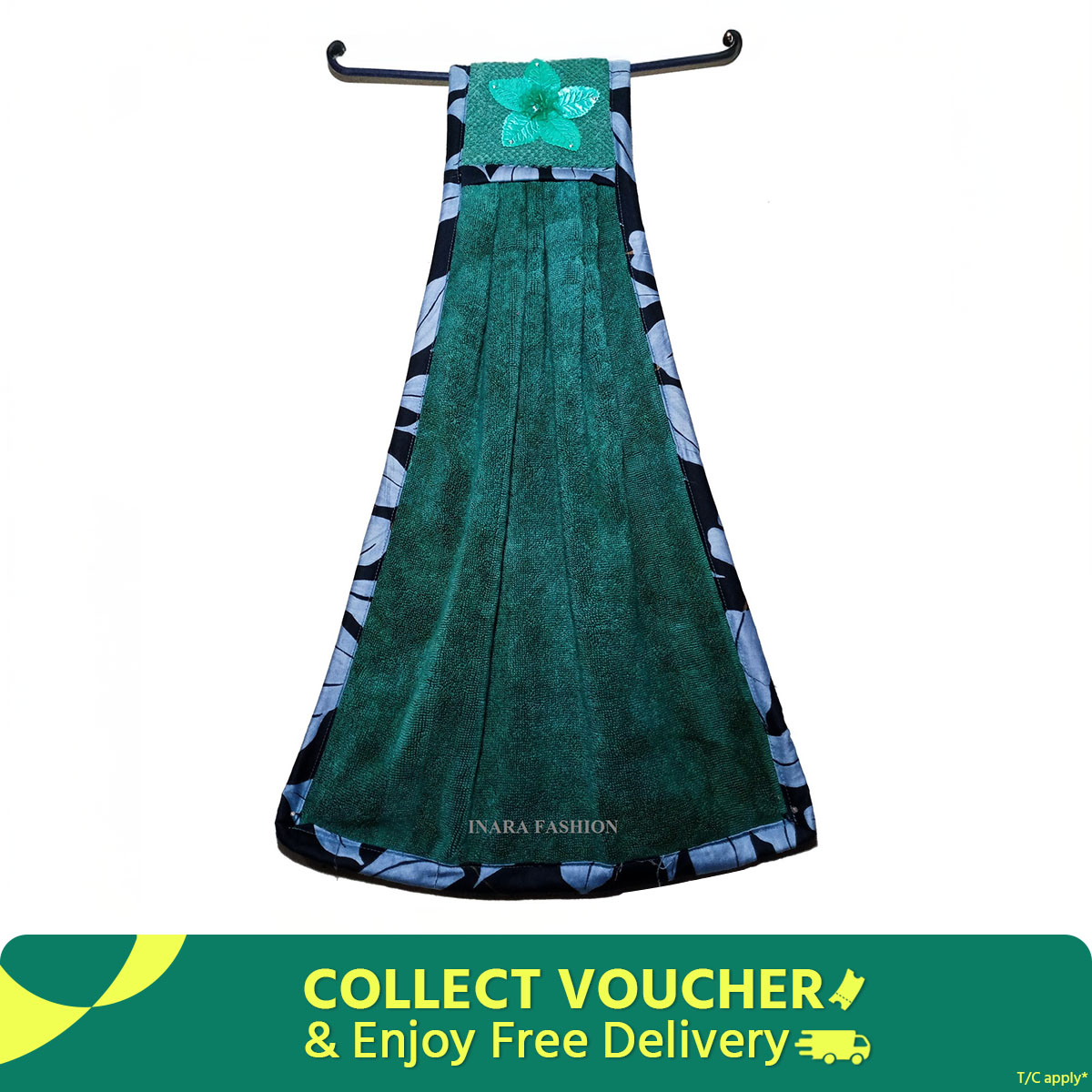 Picture of Soft Cotton Basin Towel For Home-1 Piece Multicolor