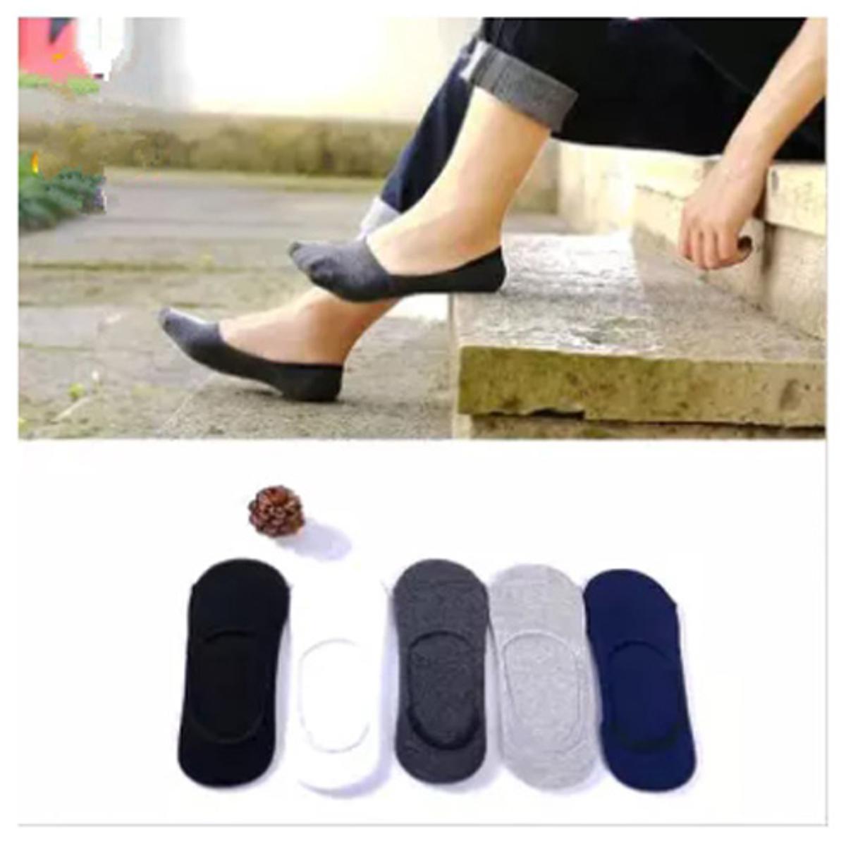 Picture of 3 Pair Loafer Multi-Design Ankle Socks for Men - Soft and Comfortable Everyday Wear