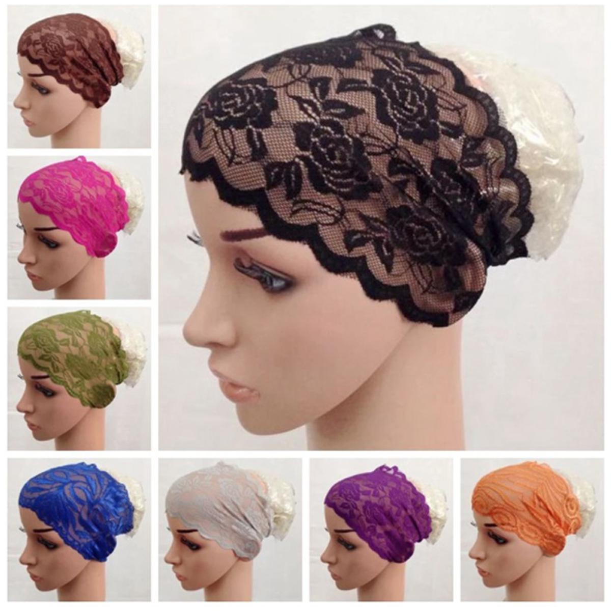 Picture of Lace Underscarf Muslim Net Inner Cap Multi-color - 1 Piece