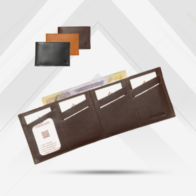 Picture of Urbaland Pure Leather Byron Hybrid Card Wallet Black for men