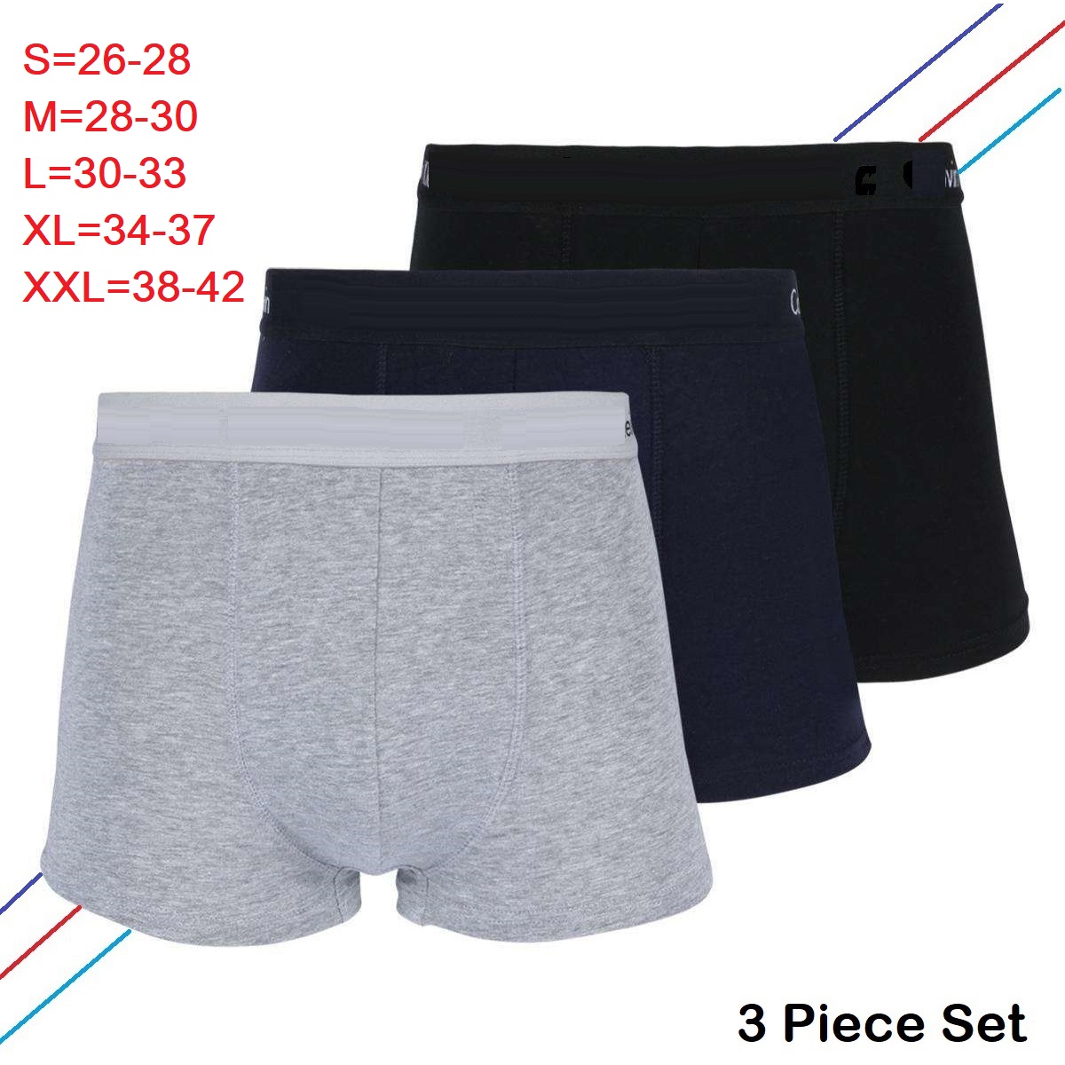 Picture of Boxer For Man - 3 Piece Set ( M-XXL ) - Under Wear For Men - Under Wear For Men - Under Wear For Men