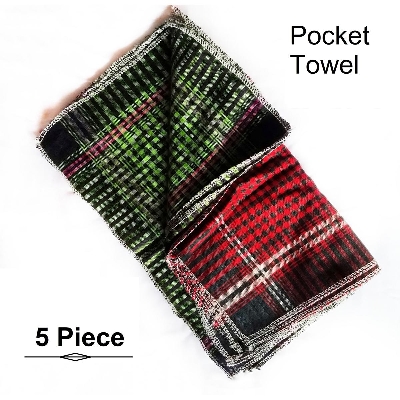 Picture of Pocket Towel Rumal Multicolor - 5 Piece