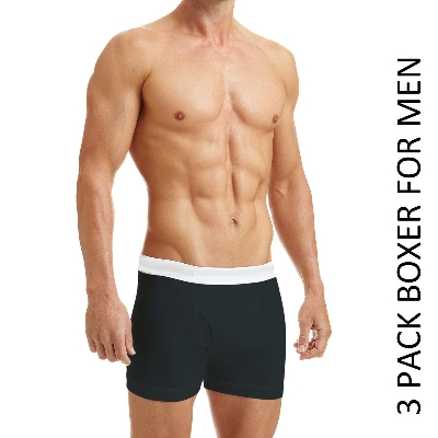 Picture of 3 Piece Underwear Boxer For Men - Under Wear For Men - Under Wear For Men