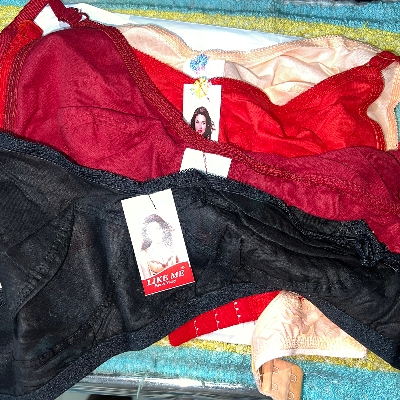 Picture of 4 piece set  Boil Fabrics Cotton Bras - Comfortable Choices for Girls and Women - Stylish Undergarments for All-Day Comfort