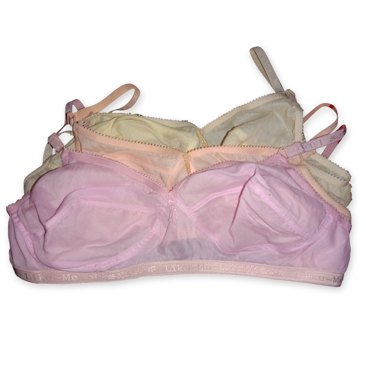 Picture of 4 piece set  Boil Fabrics Cotton Bras - Comfortable Choices for Girls and Women - Stylish Undergarments for All-Day Comfort