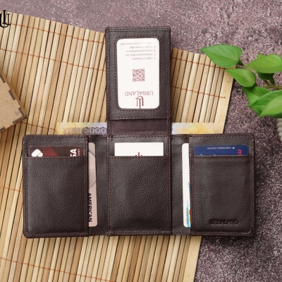Picture of Urbaland Edd Trifold Wallet  –Edd Trifold Wallet - chocolate