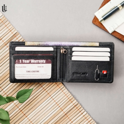 Picture of Urbaland Reed Bifold Classic Wallet- Black