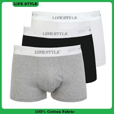 Picture of 3 Piece Set Cotton Boxer Underwear for Men - Boxer - Under Wear