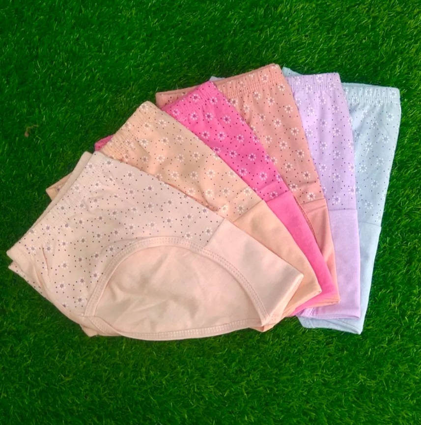 Picture of 3 piece Printed comfortable Cotton Panty For Women