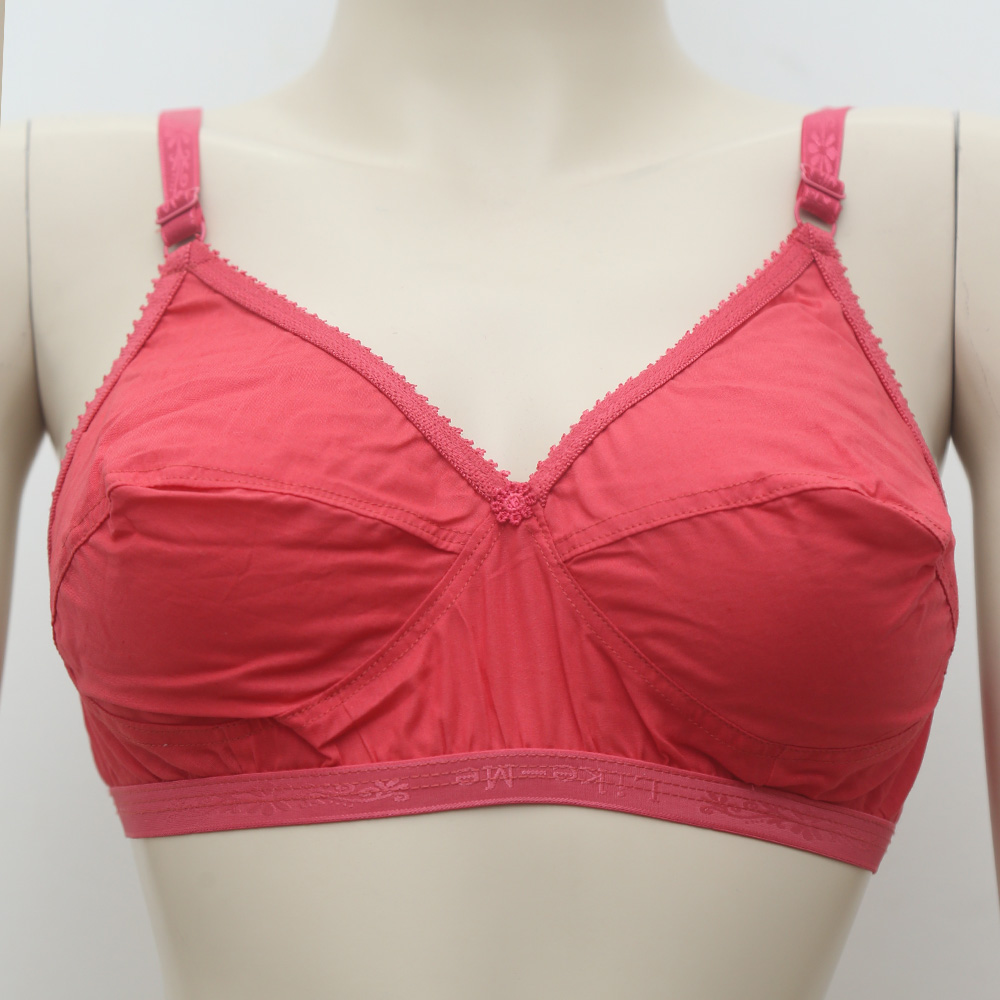 Picture of 4-Piece Multicolor Cotton Fabric Bra for Women - Soft, Comfortable Everyday Wear with Style