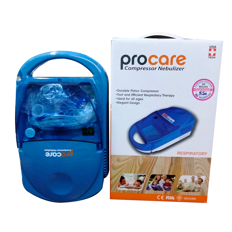 Picture of Procare Compressor Nebulizer (Blue) With Adult And Child Mask