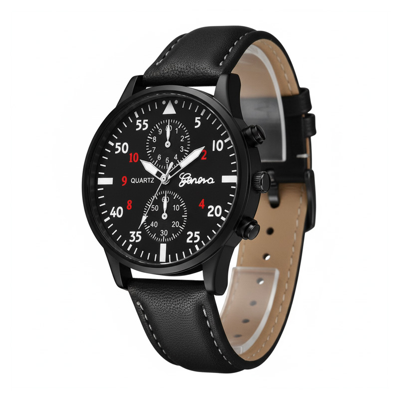 Picture of Fashion Watch For Men 2022 New Leather Military Alloy Analog Quartz Wrist Watch Top Brand Business Watches Reloj Digital Hombre