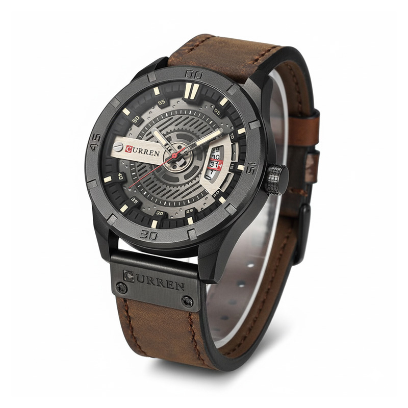 Picture of CURREN 8301 Sports Watch Luxury Brand Military Watches Male Analog Date Quartz Watch Men Casual Leather Wrist Watch