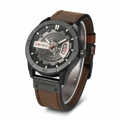Picture of CURREN 8301 Sports Watch Luxury Brand Military Watches Male Analog Date Quartz Watch Men Casual Leather Wrist Watch