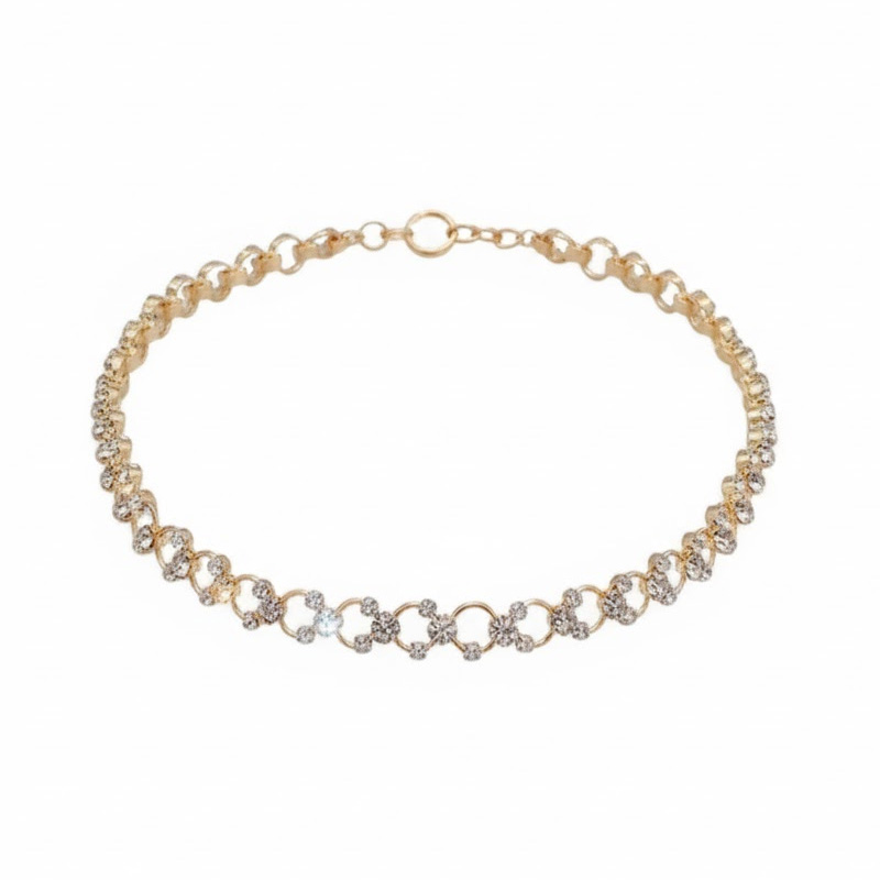 Picture of 2022 New Korea Rhinestones Shiny Fashion Beautiful Pearl Bow Necklace Women's Party Jewelry Exquisite Gifts wholesale