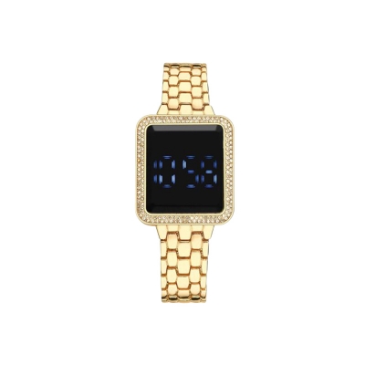 Picture of The New Trend LED Display Touchs Large Screen Ladies' Electronic Watches Luxury Diamond Watches