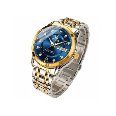 Picture of O-l-evs 5513 ব্র্যান্ড লাক্সারি পুরুষদের স্বভাবের সোনার কব্জি ঘড়ি ফ্যাশন ট্রেন্ড জলরোধী পুরুষদের কোয়ার্টজ ঘড়ি