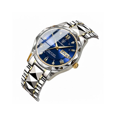 Picture of Podedagar 615  Men's Luxury Brand Watch, Waterproof, Luminous, Week Date, Stainless Steel, Quartz