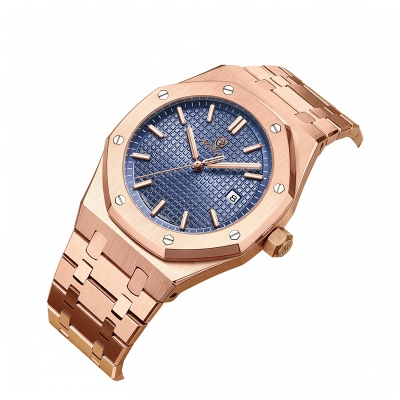 Picture of POEDAGAR Fashion Students Quartz Watch, Waterproof Luminous Calendar Stainless Steel Watch