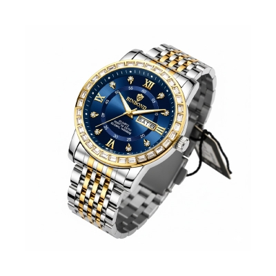 Picture of Binbond 2202 B2202 Casual Watch Life Waterproof Luminous Wristwatches Stainless Steel Belt Fashion Quartz Calendar Watch For Men