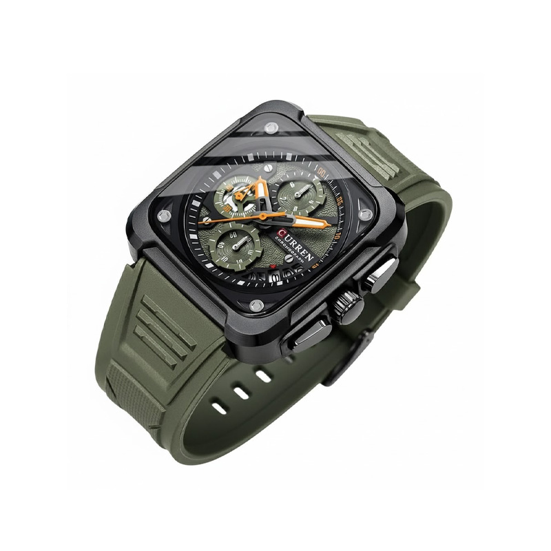 Picture of CURREN 8461 Brand Rubber Straps Watch For Men