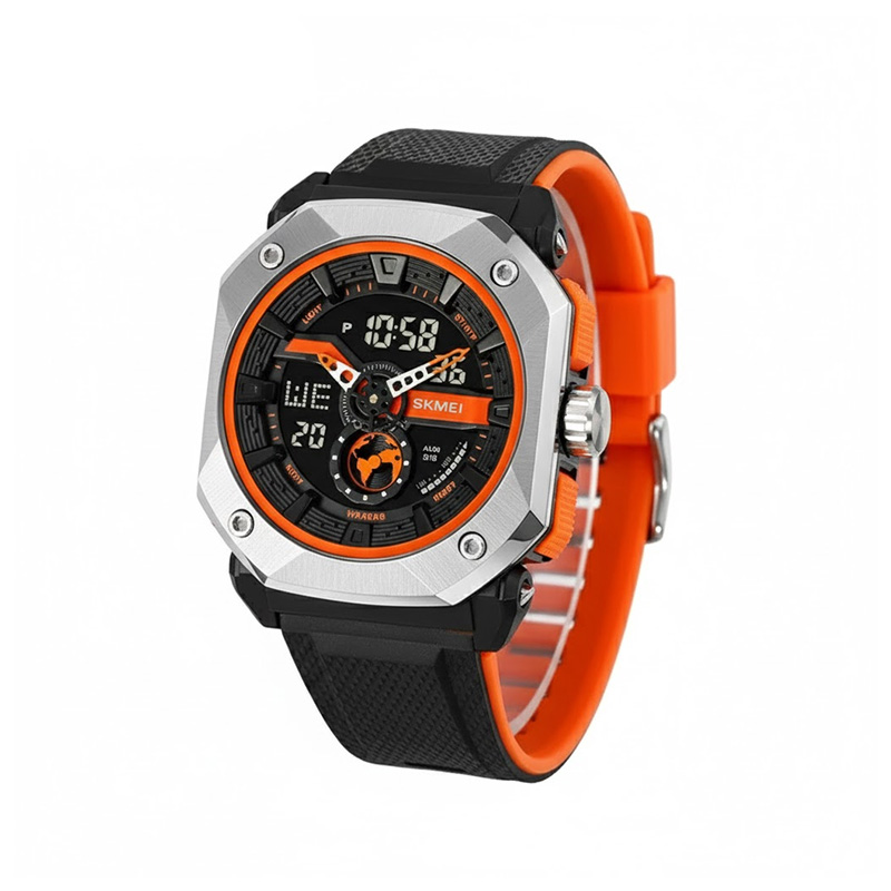 Picture of SKMEI 2272 MEN DIGITAL WATCH STAINLESS STEEL CASE DUAL TIME SPORTS WATERPROOF WATCH