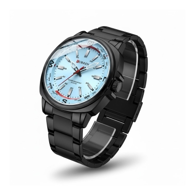 Picture of CURREN 8455 Luminous Stainless Steel Quartz Watch For Men