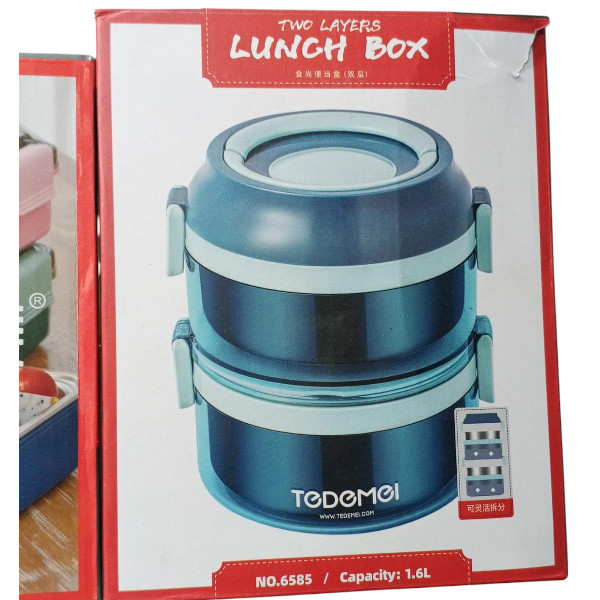 Tedemei Double‑Layer Stainless Steel Lunch Box ZangCart Bdonline shop bangladeshothoba.com
